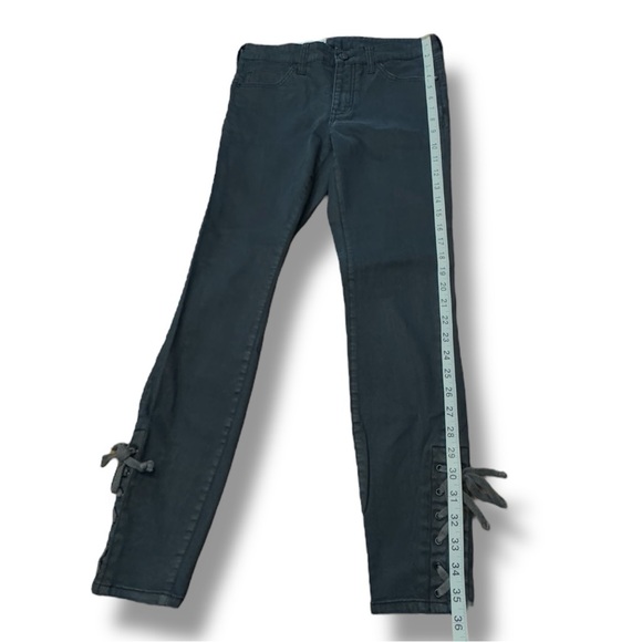 Pilcro And The Letterpress Black Pant Lace Up Ankle Pants Casual Women’s Size 27 - Picture 7 of 16